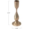 Creative Co-Op Hand-Forged Metal Taper, Antique Brass Finish Candle Holder - Image 2