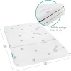Biloban Trifold Pack N Play Mattress Topper 38" x 26", Playpen Mattress - Image 5