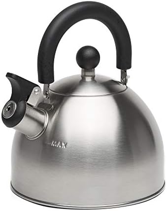 Primula Stewart Whistling Stovetop Tea Kettle Food Grade Stainless Steel