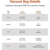 Amazon Basics Vacuum Compression Storage Bags with Hand Pump - 15-Pack - Image 6