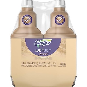 Swiffer WetJet Wood Floor Cleaner Solution Refill for Floor Mop 1.25 L each