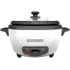 BLACK+DECKER 2-in-1 Rice Cooker & Food Steamer - 6-Cup Capacity, Automatic Keep