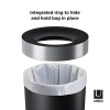 Umbra 1013048-047-REM Vento 16.5-Gallon Open Top Kitchen Trash Large, 30-Inch - Image 3