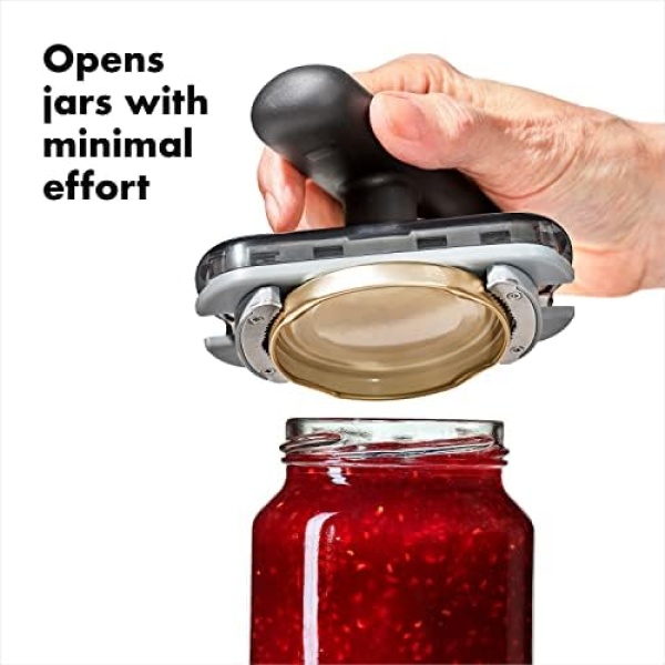 OXO Good Grips Twisting Jar Opener with Basepad, Black - Image 4