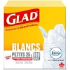 Glad White Garbage Bags - Small 25 Litres - Febreze Fresh Clean Scent, 100 Trash - Image 2