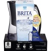 Brita Medium 8 Cup Water Filter Pitcher with 1 Standard Filter, BPA Free Marina - Image 2