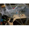 Fake Spider Web [Bonus 40 Spiders] Halloween Party Outdoor Decorations Supplies - Image 4