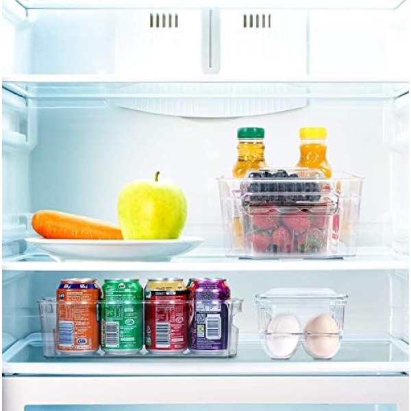 KICHLY 8 Pantry Organizer - Fridge Organizers for Freezer & Refrigerator - Image 8