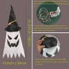 Halloween Decorations Outdoor 3Pcs Large Size Hanging Lighted Glowing Ghost - Image 2