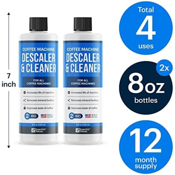 Universal Descaling Solution (2 Pack, 4 Uses Total), Designed For Keurig, Ninja, - Image 3