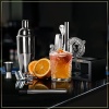 Mixology Bartender Kit with Stand | 15 Piece Bar Tool Set, Silver Bar Set - Image 7