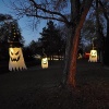 Halloween Decorations Outdoor 3Pcs Large Size Hanging Lighted Glowing Ghost - Image 6
