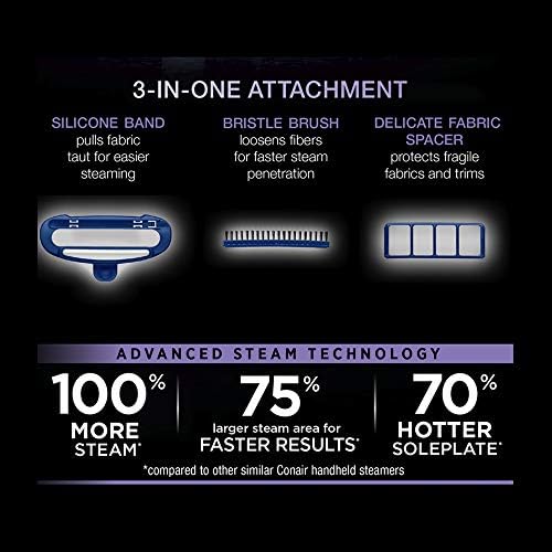 Conair GS38NXC Turbo ExtremeSteam Handheld Fabric Steamer - Image 2